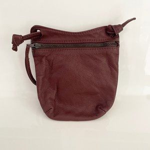 EXCELLENT CONDITION - Jola V designsBurgundy leather adjustable crossbody